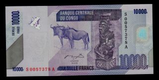 Congo Democratic Republic 10000 Francs 2006 (2012) Pick Unc photo