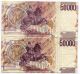 Italy 2 X 50.  000 Lire Cinquantamila Banknote 1992 Fine+ Europe photo 1