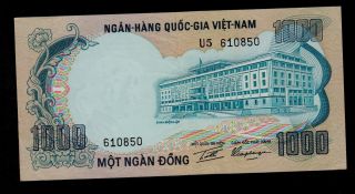 Viet Nam South 1000 Dong (1972) Pick 34 Xf. photo