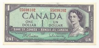 1954 Canada One Dollar Bank Note photo