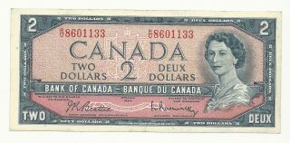 1954 Canada Two Dollar Bank Note photo