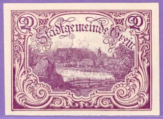 Grein Austria Notgeld Single Note 20 Heller Serial Number 1584 (1 ?) photo
