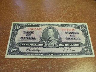 1937 $10.  00 Note - Gordon/towes photo