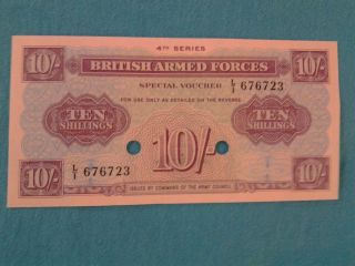 Retired British Armed Forces 4th Series [ L - 1 ] 1962 Ten Shillings Uncirculated photo