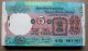 1985 - 90 (c - 29) 5 Rupees Tractor {fancy Number - 1111} Full Bundle Serial 100 Note Asia photo 1