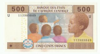 Central African States Cameroun 500 Francs Cameroon 2002 photo