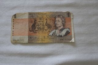 Australia Banknote 1 Dollar 1983 photo