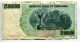 Zimbabwe 25 000 000 Dollars 2008 Vf African Paper Money Watermark: 500 And Bird Africa photo 1