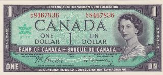 Canada 1967 $1.  00 L/o 8467836 Unc.  Or Better photo