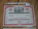 1953 York,  Chicago & St.  Louis Railroad Stock Certificate +reading Rr Co.  Cert Transportation photo 2
