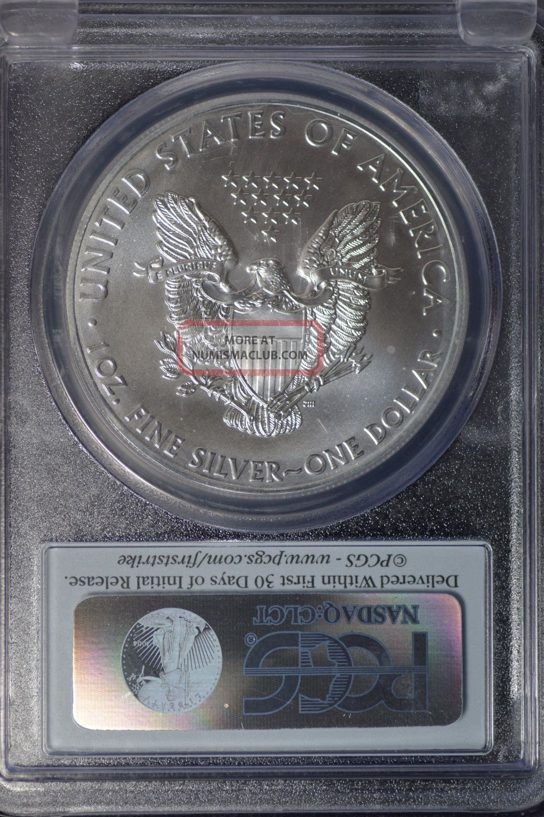 2014 Silver Eagle Pcgs Ms70 First Strike