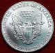 Uncirculated 1993 American Eagle Silver Dollar Silver photo 1