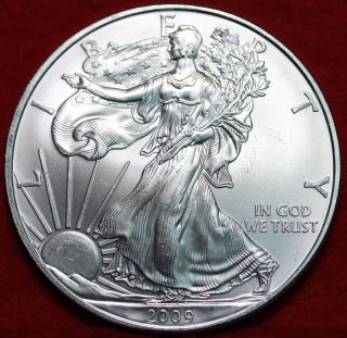 Uncirculated 2009 American Eagle Silver Dollar photo