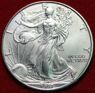 Uncirculated 1997 American Eagle Silver Dollar photo