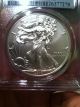 2012 W Silver Eagle Burnished Pcgs Ms70 First Strike Flag Label Perfect Silver photo 2