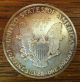 1992.  1oz.  999 Fine Silver Liberty Walking American Silver Eagle Dollar.  W - 11 Silver photo 1