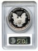 1998 - P Silver Eagle $1 Pcgs Proof 70 Dcam American Eagle Silver Dollar Ase Silver photo 1