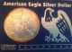 1997 Uncirculated Silver American Eagle 1oz Fine Silver Dollar Silver photo 2