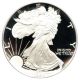 1994 - P Silver Eagle $1 Pcgs Proof 70 Dcam (edmund C.  Moy Signature) Silver photo 3