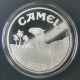 Joe Camel 1993 Silver Medallion 1 Troy Ounce.  999 Fine Silver 80 Year Anniv Silver photo 2