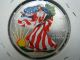 2000 American Eagle Liberty 1 Ounce Fine Silver Dollar Silver photo 3