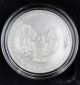 Silver Eagle 1oz.  999 Fine Silver Coin 2007 W Uncirculated With Silver photo 2