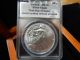 2013 U.  S.  Silver Eagle - Anacs - Ms70 - - - First Day Issue - - - J14 Silver photo 1