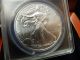 2011 U.  S.  Silver Eagle - Anacs - Ms70 - - 25th Anniversary Eagle - First Day Issue - - - J13 Silver photo 2