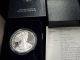 1997 - P American Silver Eagle - - Proof Coin - With - Real Coin - - - M2 Silver photo 1