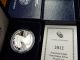 2012 - W American Silver Eagle - - Proof Coin - With - Real Coin - - - M3 Silver photo 1