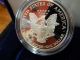 1996 - P American Silver Eagle - - Proof Coin - With - Real Coin - - - M5 Silver photo 4