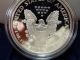 2004 - W American Silver Eagle - - Proof Coin - With - Real Coin - - - M7 Silver photo 3