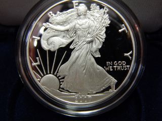 2007 - W American Silver Eagle - - Proof Coin - - - - - - - - - - - Real Coin - - - M10 photo