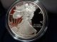 2007 - W American Silver Eagle - - Proof Coin - - - - - - - - - - - Real Coin - - - M10 Silver photo 2