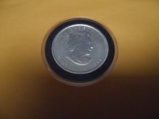 2011 1 Oz Silver Canadian Maple Leaf Reverse Proof photo