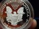 2008 - W American Eagle One Ounce Silver Proof Coin - Cameo - No Frills Posting - - - K6 Silver photo 5