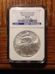 2007w Silver Eagle Ngc Ms 69 Early Release Silver photo 3