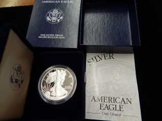2003 - W American Eagle One Ounce Silver Proof Coin - Cameo - No Frills Posting - - - K10 photo