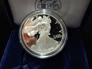 1999 - P American Eagle One Ounce Silver Proof Coin - Cameo - No Frills Posting - - - K12 photo