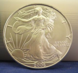 2006 American Silver Eagle,  Uncirculated Choice Coin photo