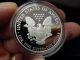 2011 - W American Eagle One Ounce Silver Proof Coin - Cameo - No Frills Posting - - - K13 Silver photo 3