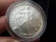 2007 - W American Eagle One Ounce Silver Uncir Coin - No Frills Posting - - - K14 Silver photo 1
