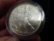 2007 - W American Eagle One Ounce Silver Uncir Coin - No Frills Posting - - - K14 Silver photo 2