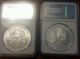 1986 Silver Eagles Pair Ngc 69 Proof And Ms Silver photo 1