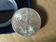 1 Troy Ounce Silver Dollar,  2014,  Us Bullion,  1oz.  999 Fine Silver W/case Silver photo 2