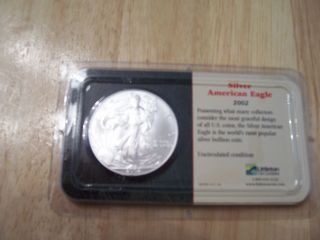 2002 1 Oz Silver American Eagle (brilliant Uncirculated) photo