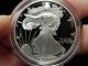 2001 - W American Eagle One Ounce Proof Silver Bullion Coin - - - No Frills Post - - J1 Silver photo 1