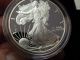 2001 - W American Eagle One Ounce Proof Silver Bullion Coin - - - No Frills Post - - J1 Silver photo 2
