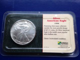 1994 Silver American Eagle Choice Uncirculated photo