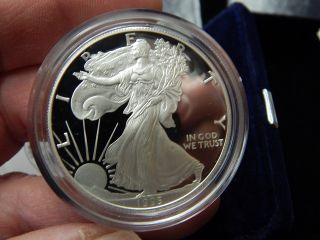 1995 - P American Eagle One Ounce Silver Proof Coin - Cameo - No Frills Posting - - - K2 photo